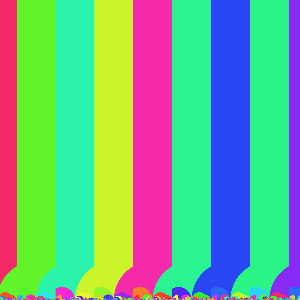 Tiling of the half-plane model by a fundamental domain for Γ(2).
